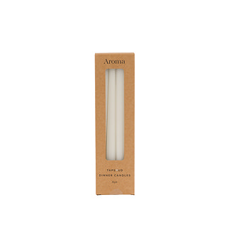 Azure tapered dinner candles