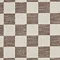 close up on grey and cream colour and texture of checkered rug