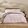 Barton Duvet Cover Set Sugared Almond on bed image