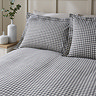Barton Gingham Duvet Cover Set - Grey carousel image