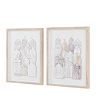 Beached Retreat Set of 2 Framed Artworks image