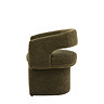 Bennet Boucle Dining Chair in Green stock image