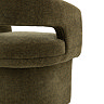 Bennet Boucle Dining Chair in Green stock image