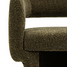 Bennet Boucle Dining Chair in Green stock image