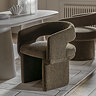 Bennet Boucle Dining Chair in Green image