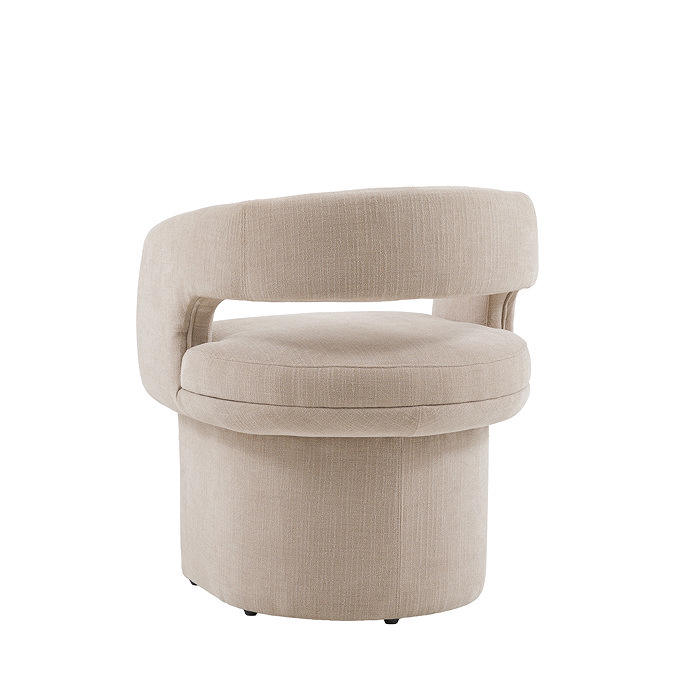 Bennet Dining Chair in Natural stock image