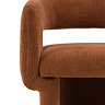 Bennet Dining Chair in Rust stock image