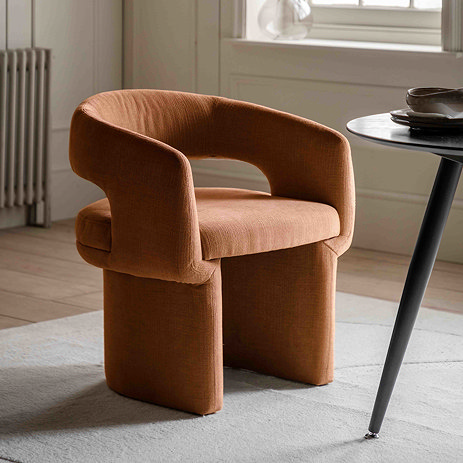 Bennet Dining Chair in Rust lifestyle image