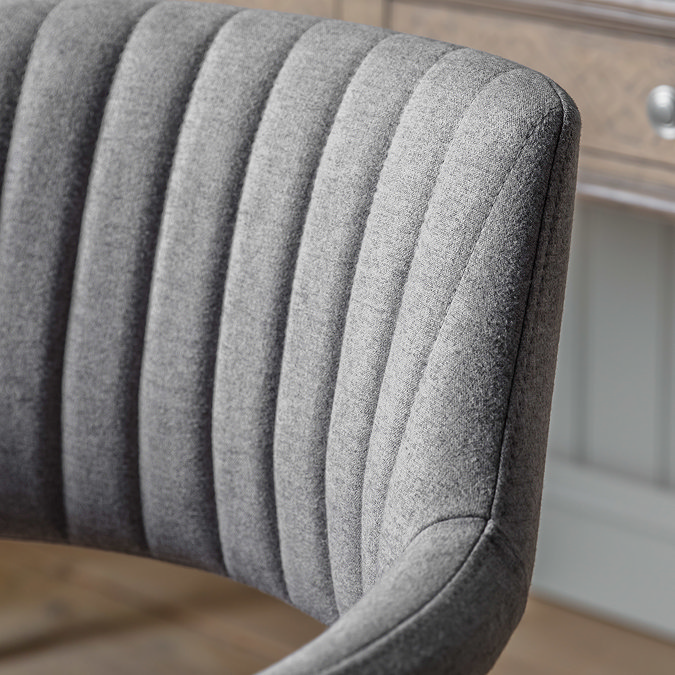 berkeley grey swivel office chair image