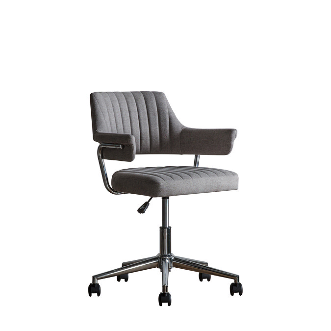 berkeley grey swivel office chair image