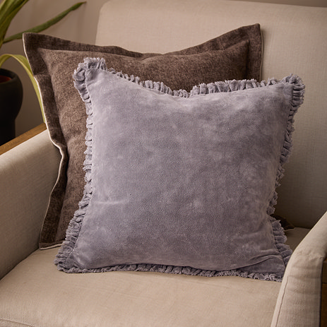 Mauve Bertie Cushion lifestyle image