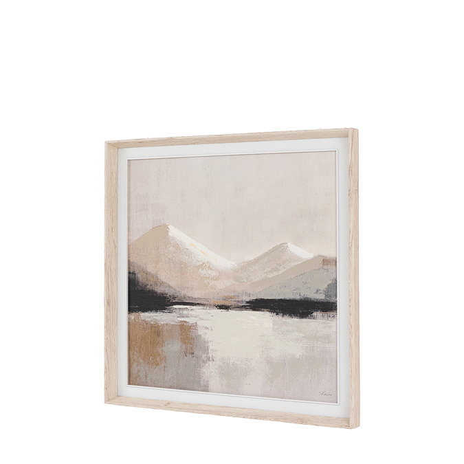 Beyond the Pale framed hand painted canvas image