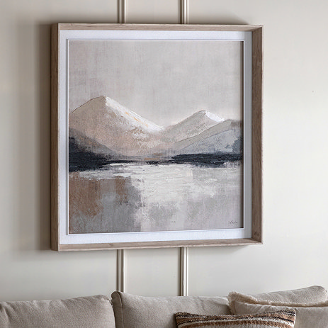 Beyond the Pale framed hand painted canvas image