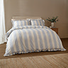 Blue and linen birdie duvet cover set image 1