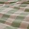 Birdie Stripe Ruffle Duvet Cover Set - Pink & Green carousel image