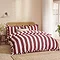 Birdie Stripe Duvet Red