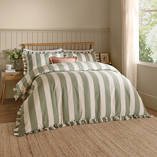 Birdie Sage Green and Linen