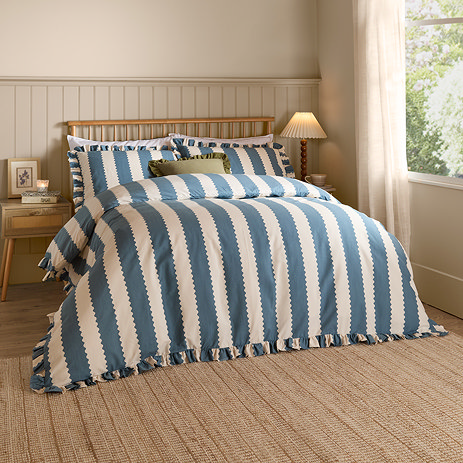 Teal and linen birdie