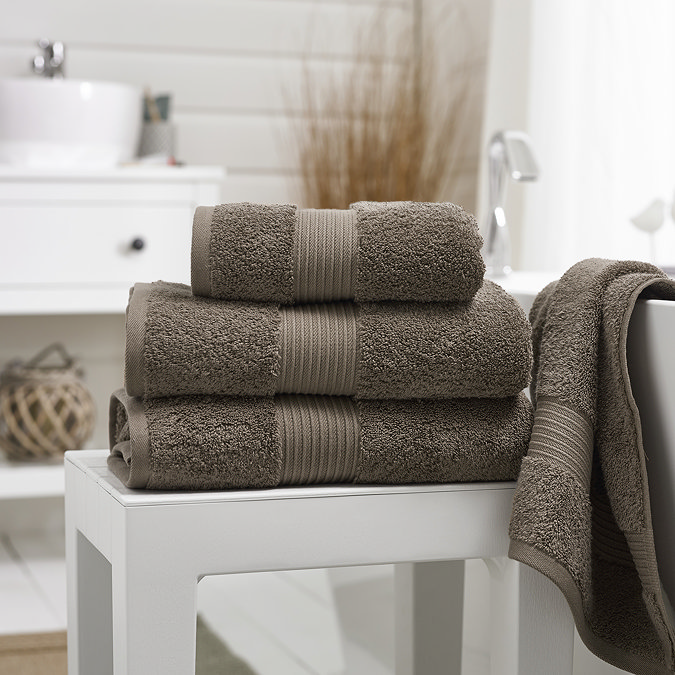 bliss pima walnut towel image