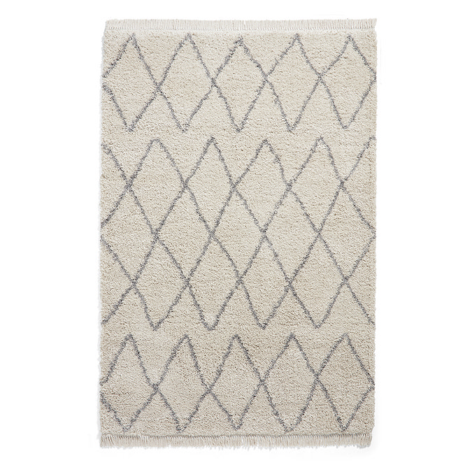 Boho cream and grey rug product image 3