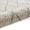 Boho cream and grey rug close up image 8