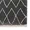 Boho grey rug close up image  5