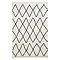 white and black boho rug product image 3