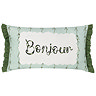 Bonjour Cushion in mint image