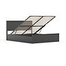 Boston Wooden Ottoman Bed - Anthracite carousel image