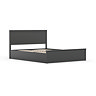 Boston Wooden Ottoman Bed - Anthracite carousel image