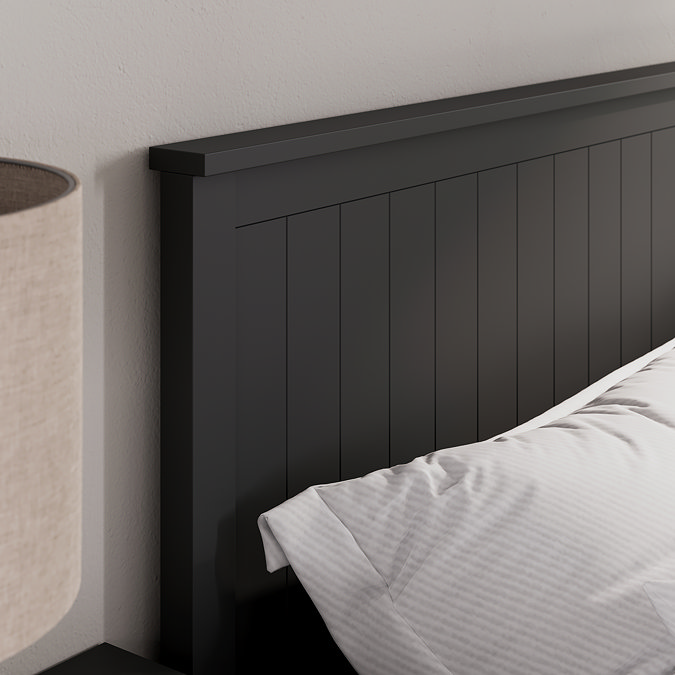 Boston Wooden Ottoman Bed - Anthracite carousel image