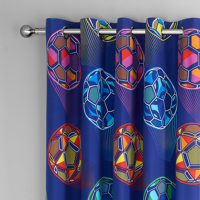 Bright Football Curtains image 2