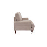 side on cut out image of grey striped 2 seat sofa