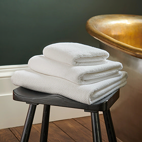 Brixton White Towels