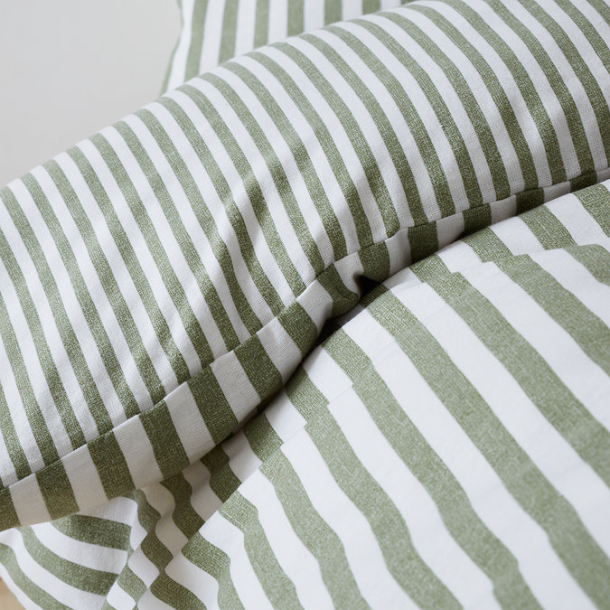 Brushed Stripe Green