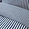 Brushed Cotton Stripe Duvet Navy Close Up
