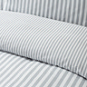 Brushed Cotton Duvet Set Silver