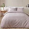 Brushed Cotton Stripe Duvet Pink
