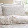 Brushed Floral Toile Natural Pillowcase