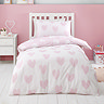 Brushed Hearts Duvet Cover Set on bed image 2