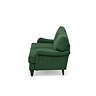 side on cut out image of forest green 2 seater sofa