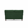 back facing cut out image of 2 seater sofa with dark wood legs