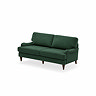 angled cut out image of 3 seater sofa with warm wood legs