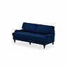 angled cut out image of 3 seater sofa with dark wood legs