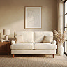 S Seater Sofa in Beige Fabric 