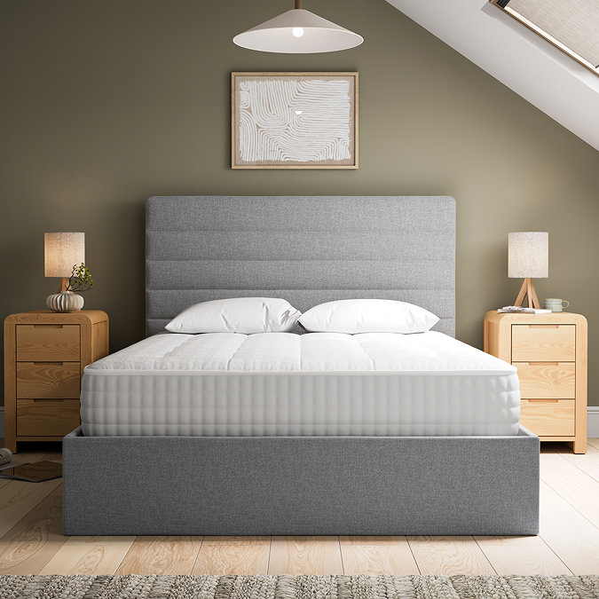 Camden Fabric Ottoman Bed - Grey carousel image