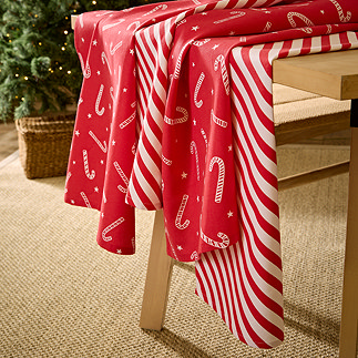 CAndy Cane Table Cloth