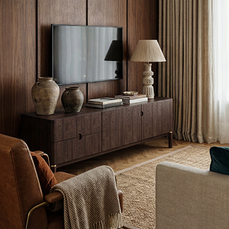 Capa TV unit in living room lifestyle