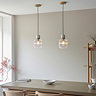 Caspian ribbed 1 pendant light