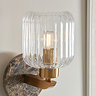Caspian ribbed wall light 